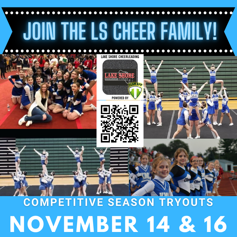 Competitive Cheer Tryouts Lake Shore Public Schools
