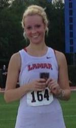 <b>Claire Miles placed third in the 10,000 meter run on Friday morning.</b>