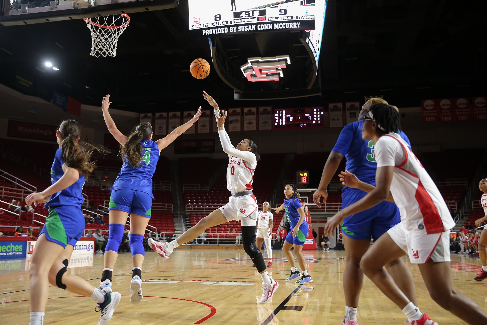 Lamar WBB takes on Texas A&M Corpus Christi at Neches Arena in Beaumont, Texas. Monday, December 15, 2025. Photo credit Jarrod Brown