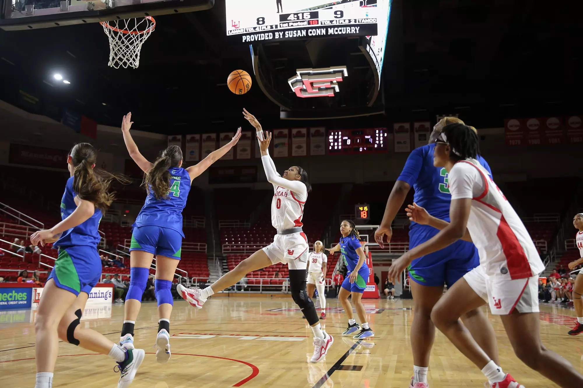 Lamar WBB takes on Texas A&M Corpus Christi at Neches Arena in Beaumont, Texas. Monday, December 15, 2025. Photo credit Jarrod Brown