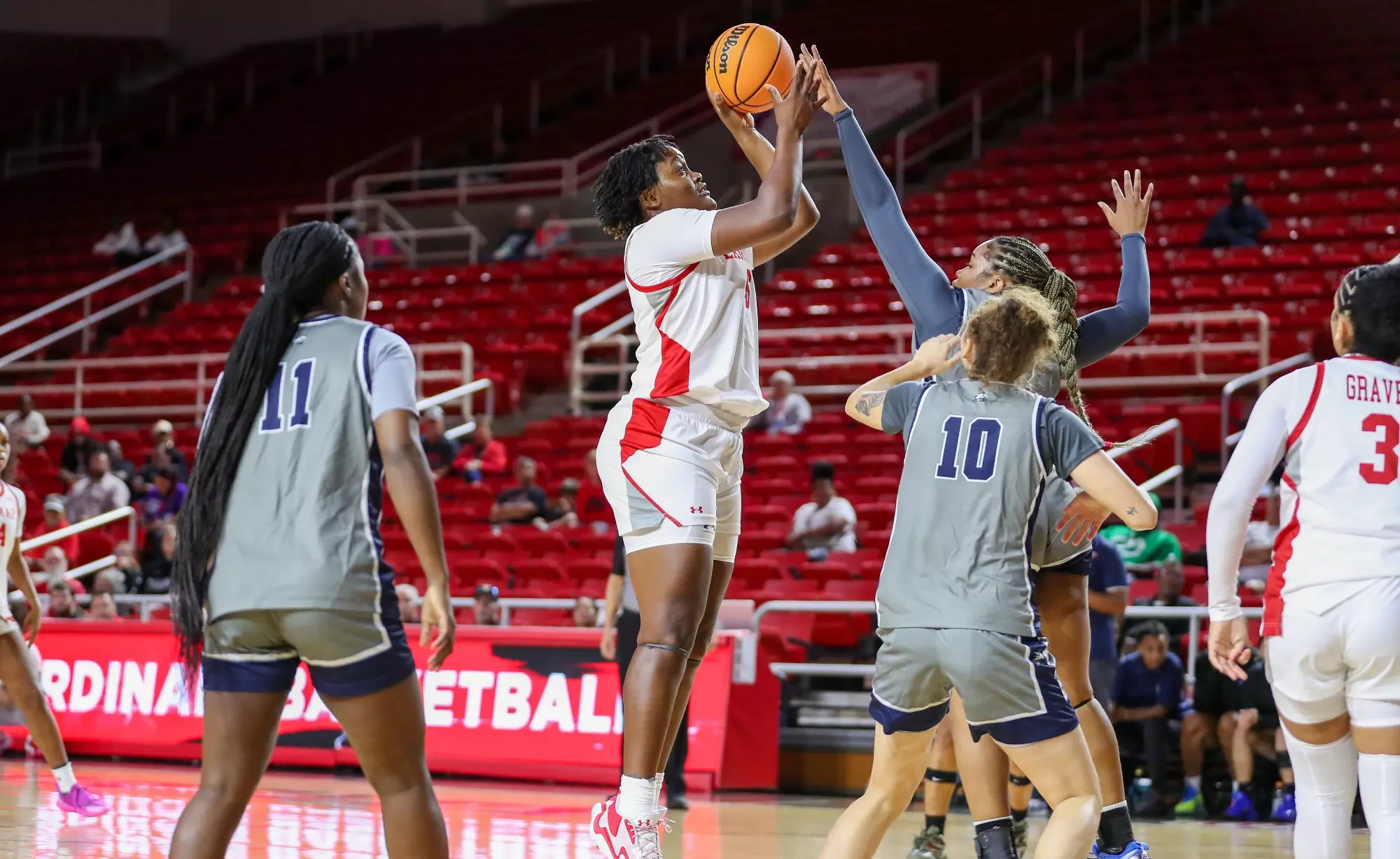 Lamar womens basketball takes on North American at Montagne Center in Beaumont, TX. Wednesday, October 28, 2026. Photo credit Jarrod Brown