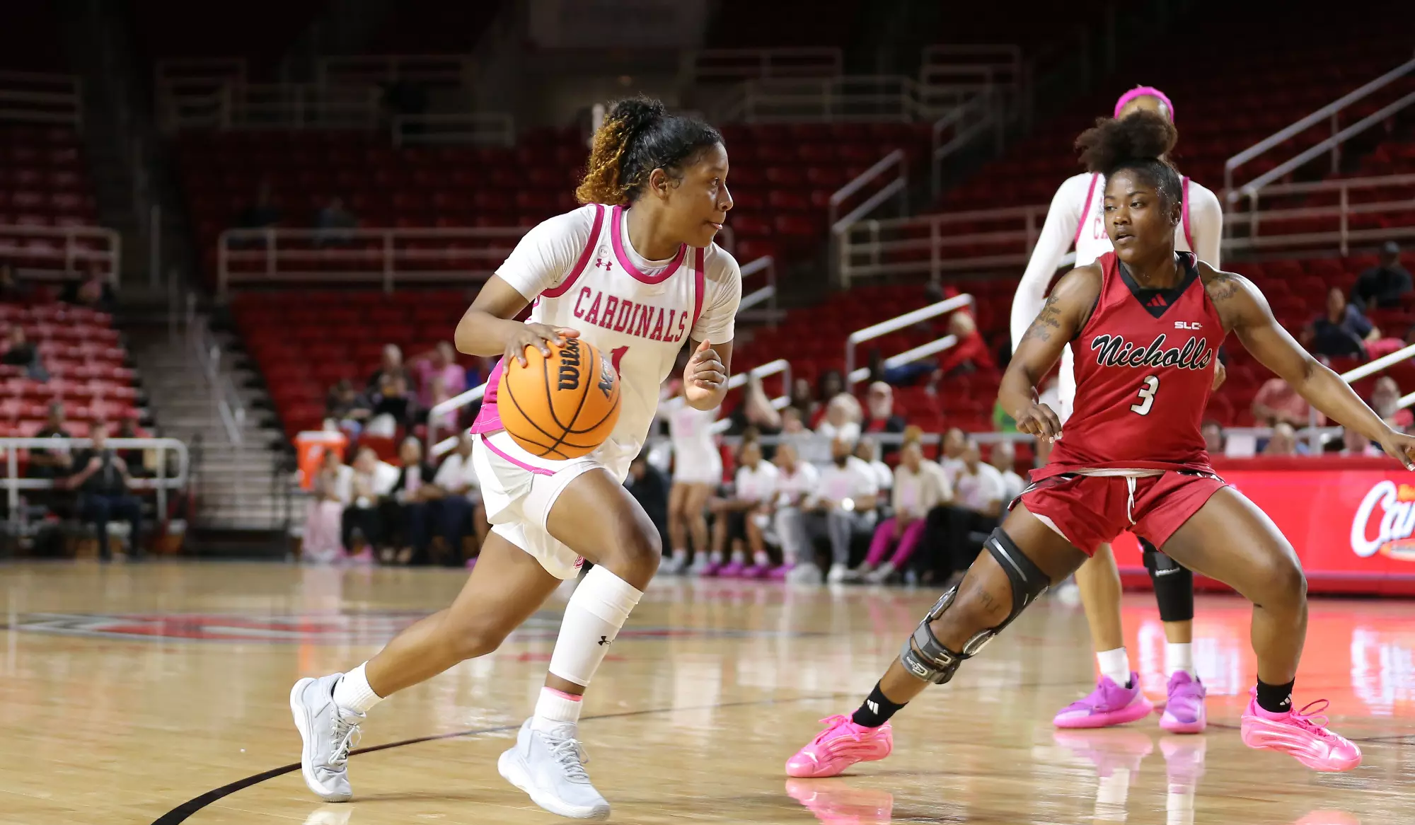 Lamar WBB takes on Nicholls State at Neches Arena in Beaumont, Texas. Thursday, February 19, 2026. Photo credit Jarrod Brown