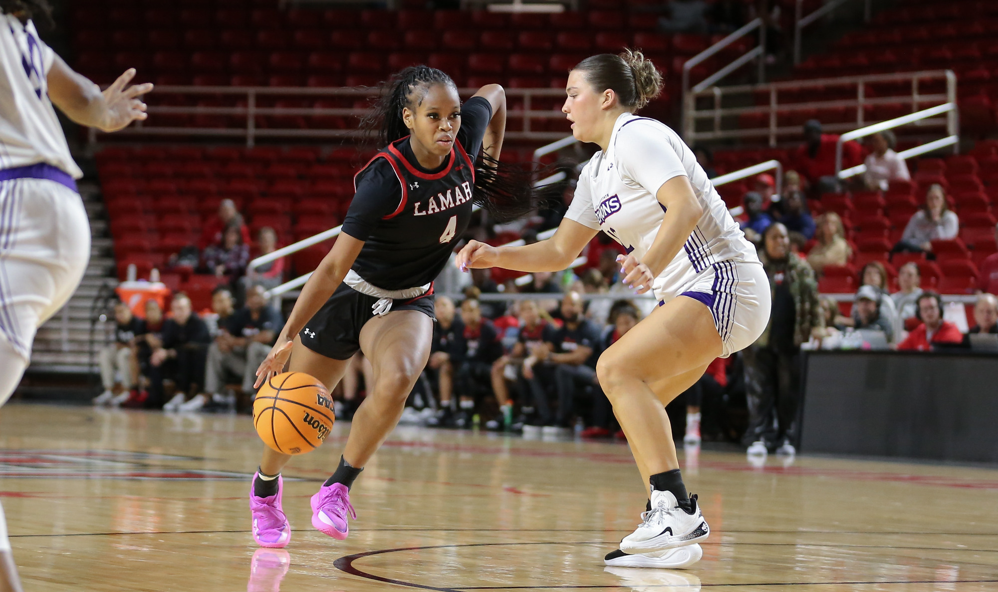 Lamar WBB takes on Northwestern State at Neches Arena in Beaumont, Texas. Thursday, February 5, 2026. Photo credit Jarrod Brown