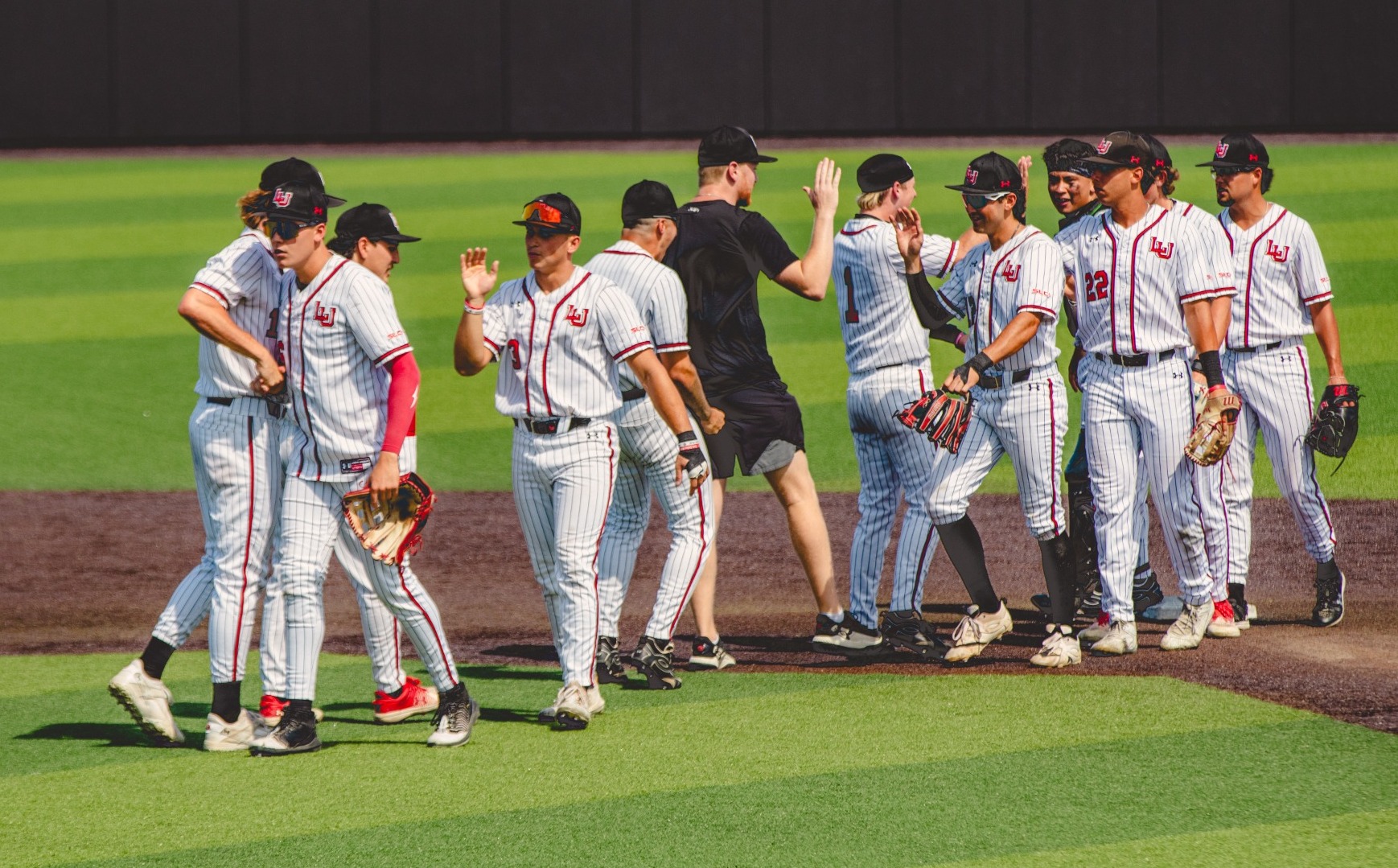 LU Baseball (Team Action vs. UTRGV)