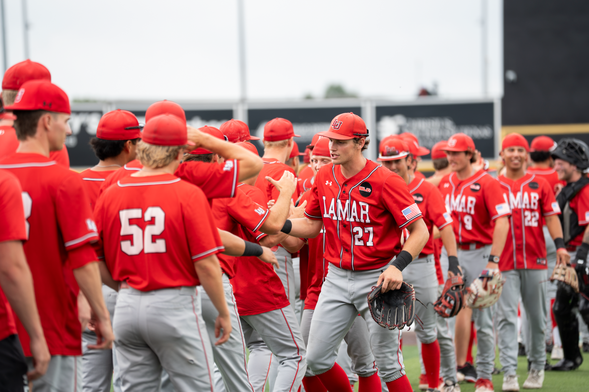 LU Baseball Team Celebration (Game 7 vs. SFA)