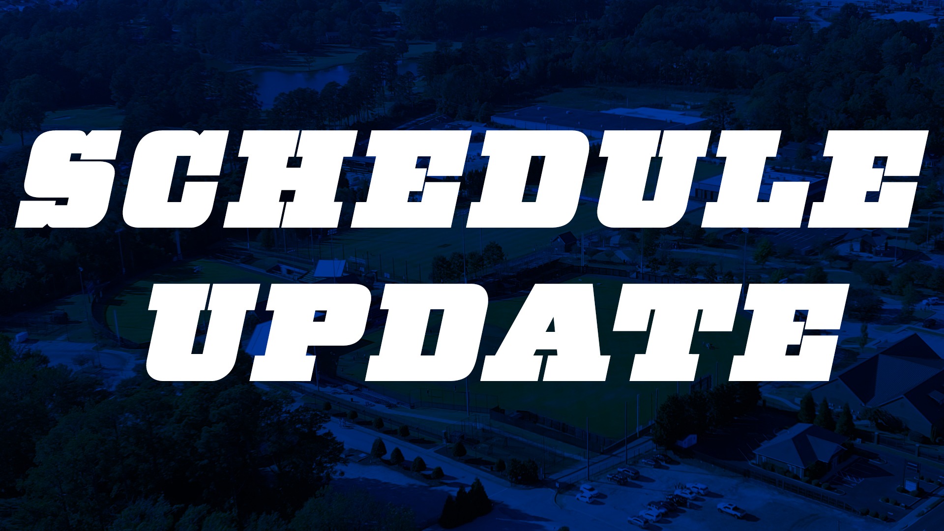 Schedule Update Header for Complex Sports