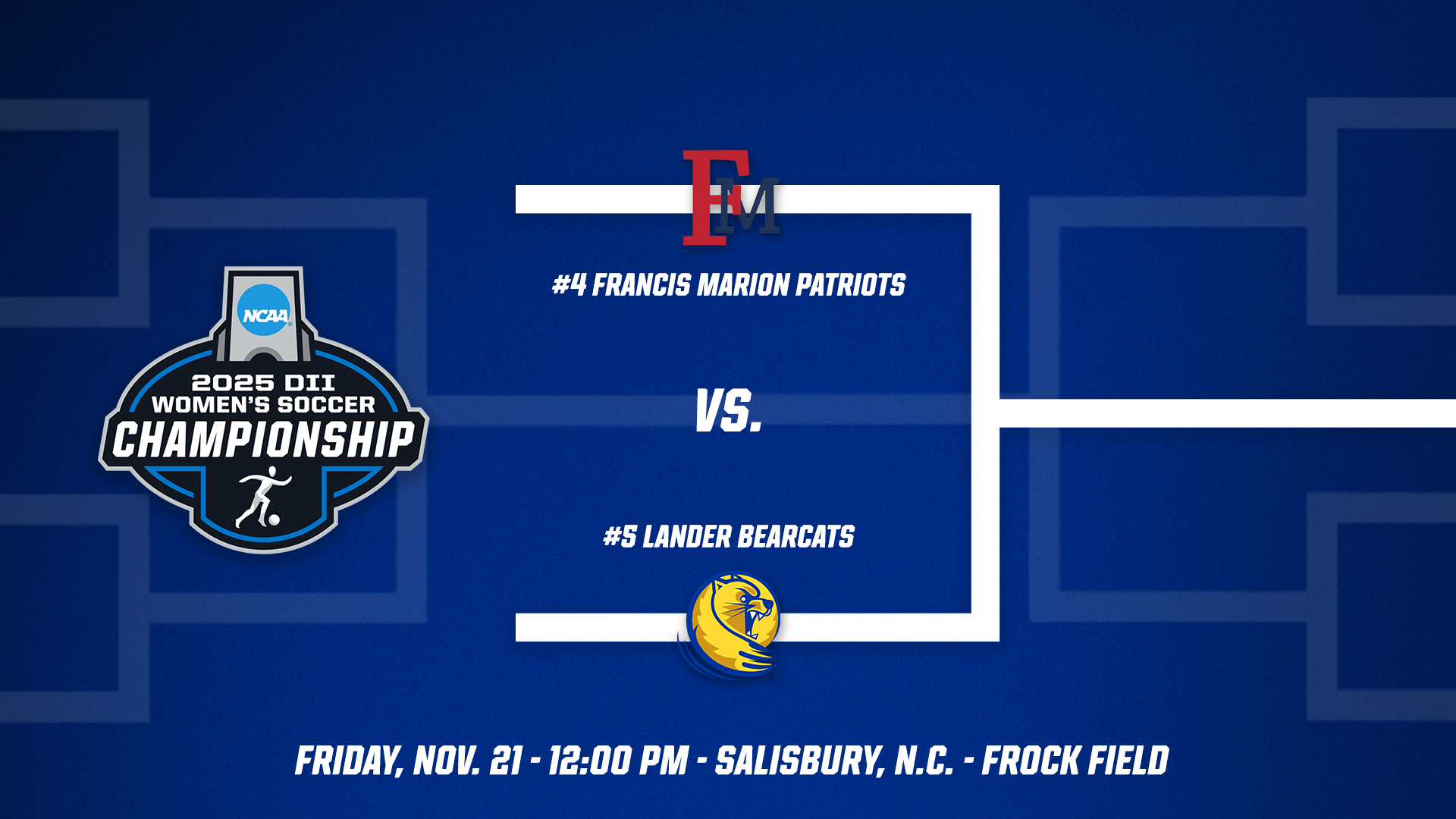 WSOC 2025 NCAA Tournament Graphic