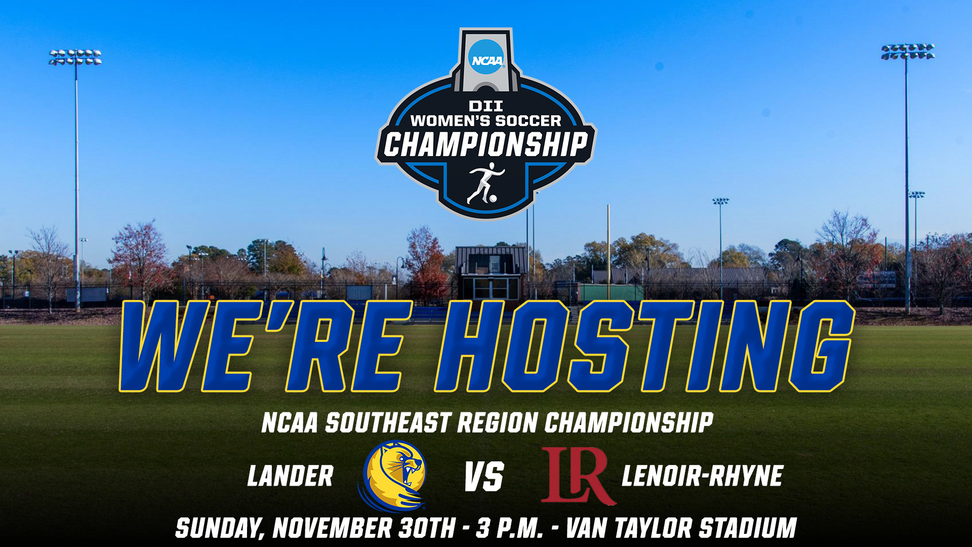 Women's Soccer Regional Championship Graphic 2025