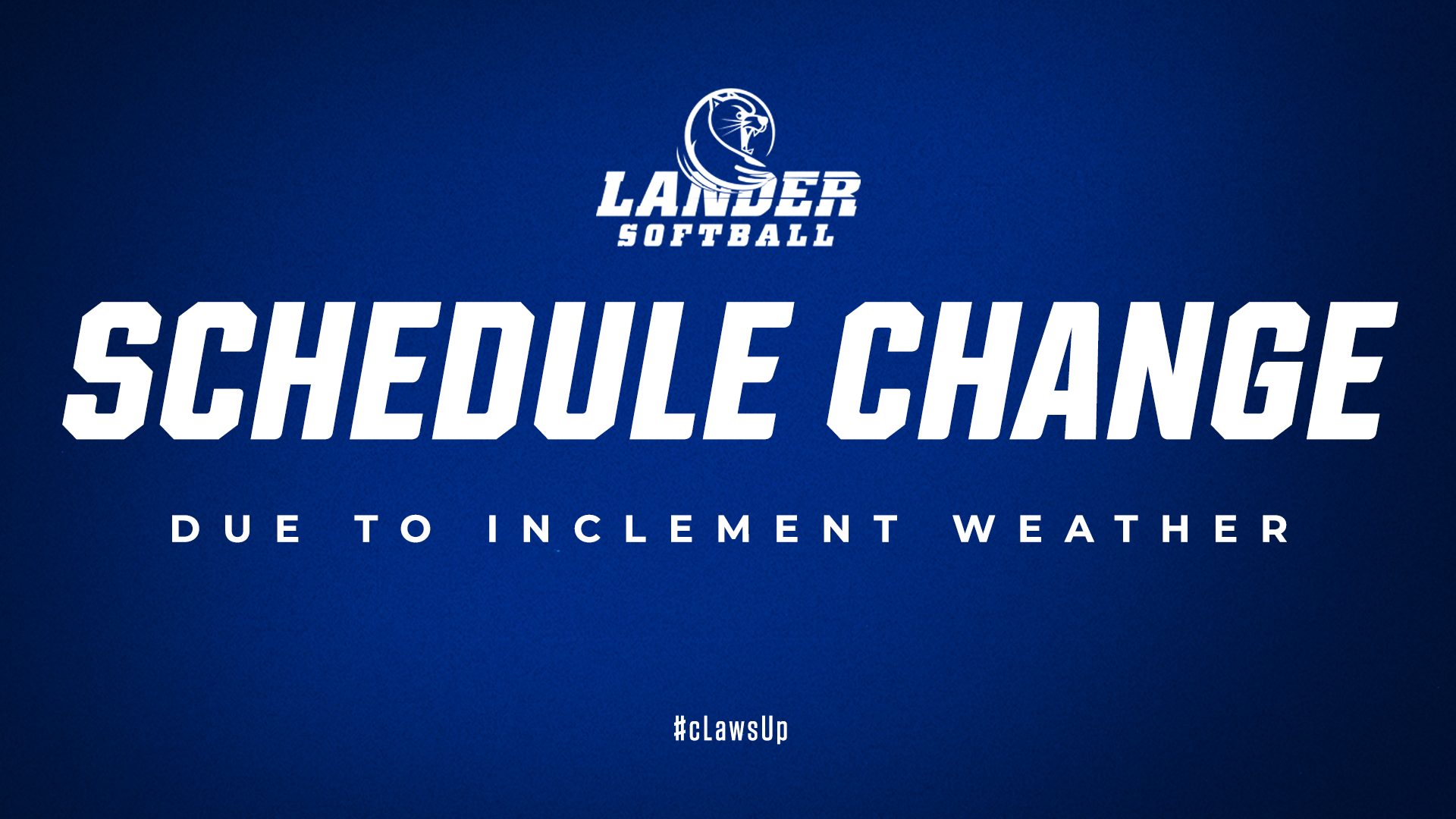 SB Schedule Change Weather 