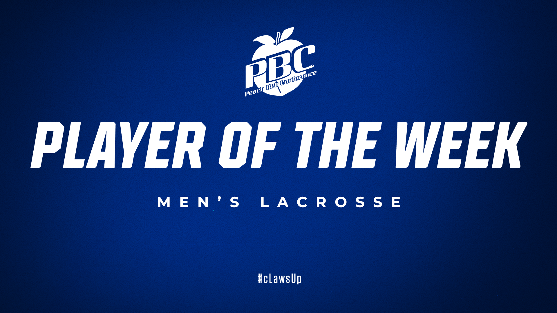 Men's Lax Player of the Week