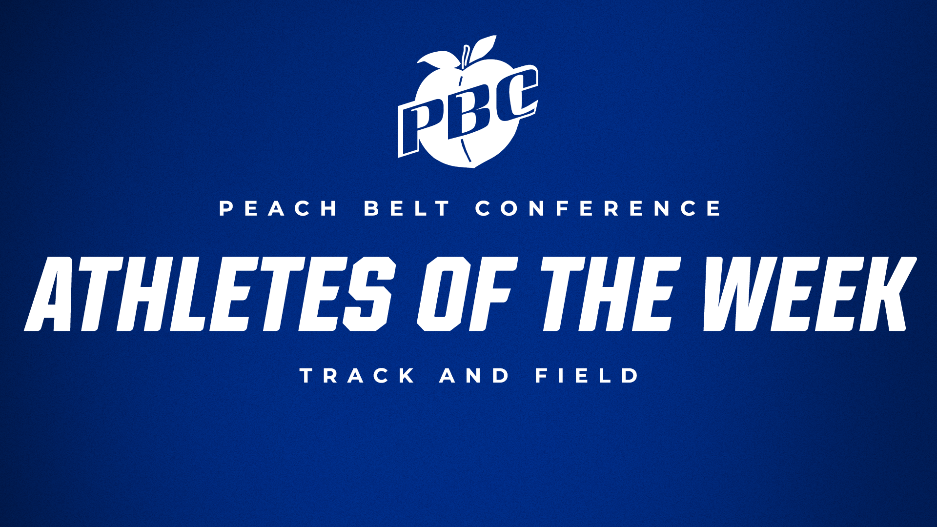 PBC Track and Field Athletes of the Week
