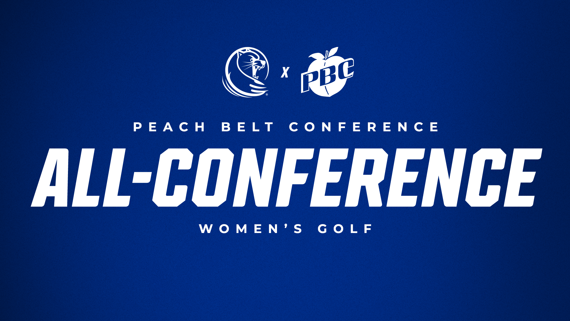 Women's Golf All-Conference Header 2026