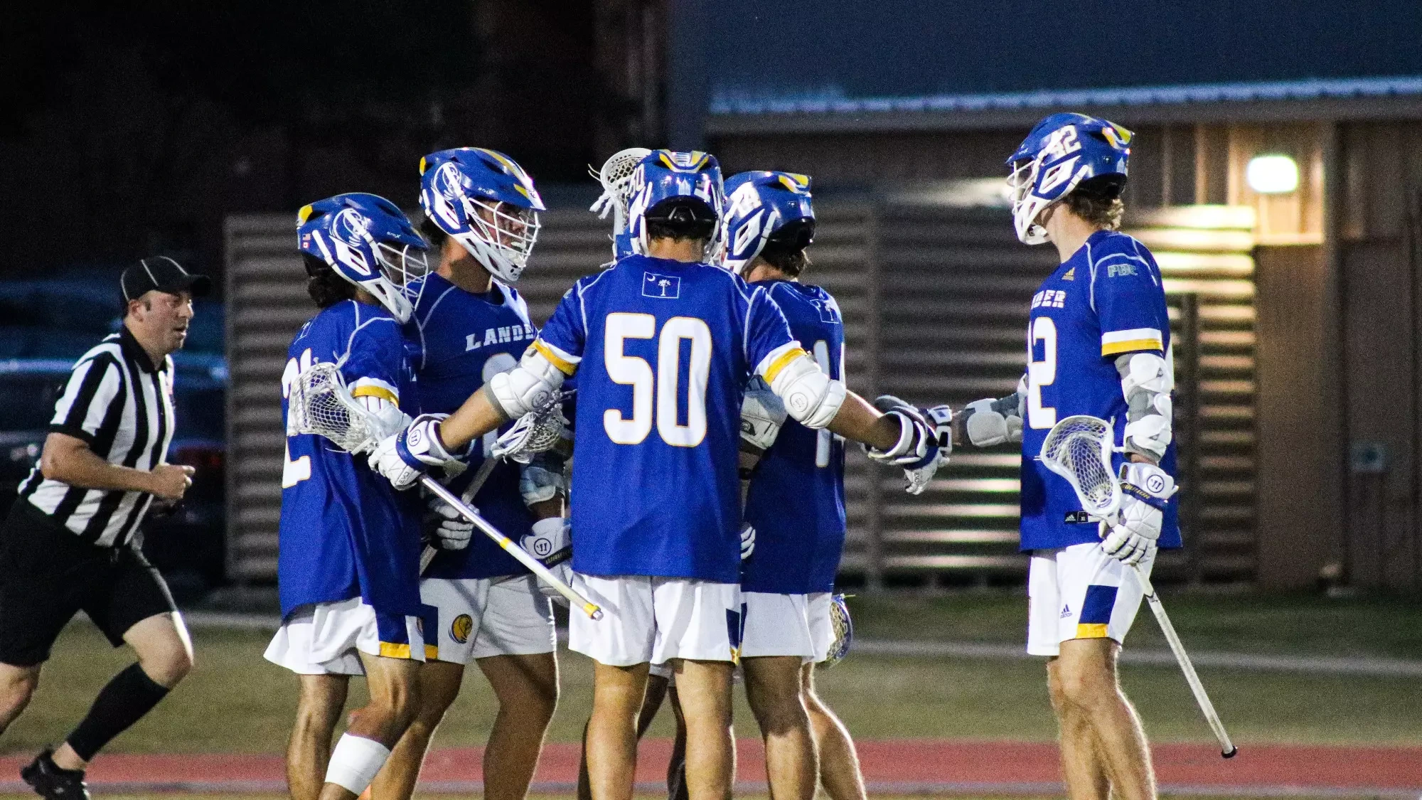 Men's Lacrosse Huddle vs. Flagler 4-24-26
