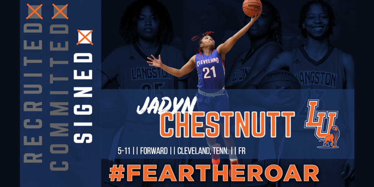 Women's Basketball Signs Jadyn Chestnutt For 202122 Langston University