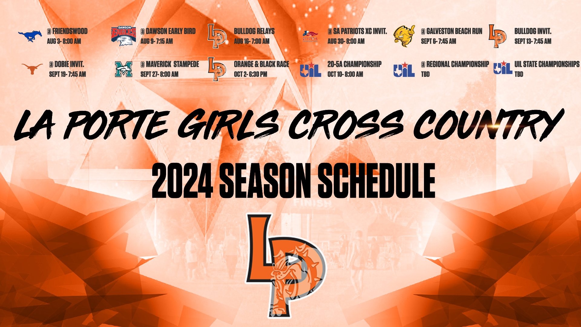 2024 Girls XC Schedule