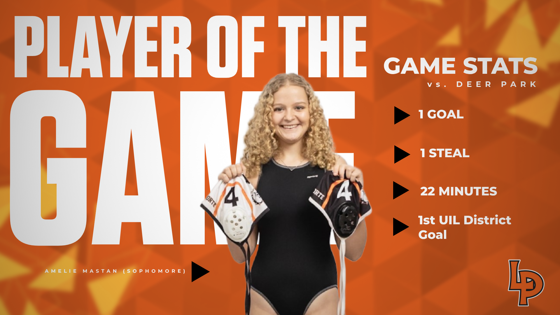 Amelie Mastan POTG