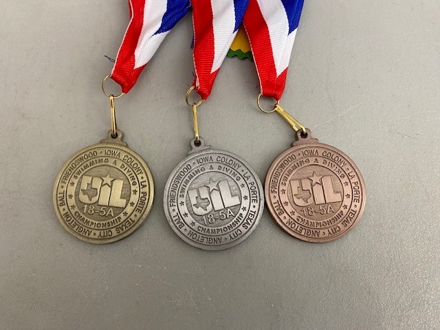 Swimming and Dividing District Medals