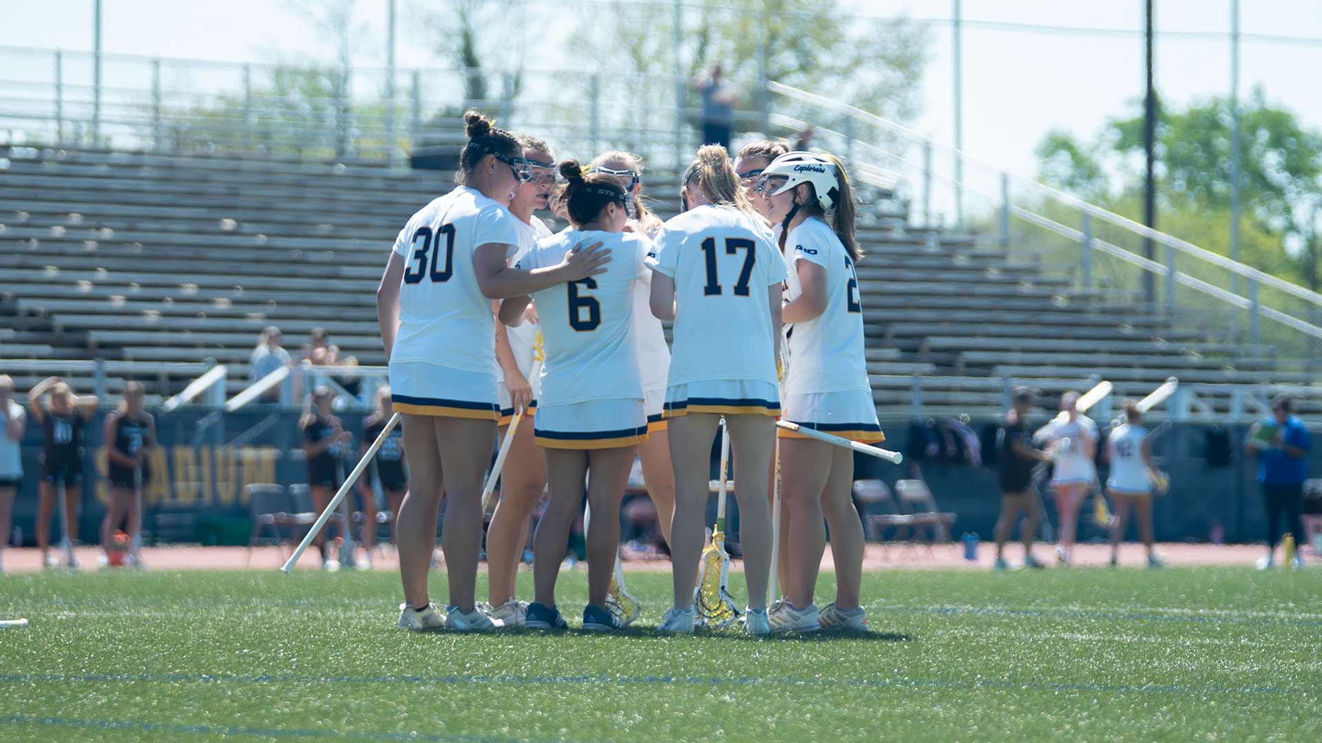 4/18/2026: La Salle Women's Lacrosse Huddle vs. St. Bonaventure