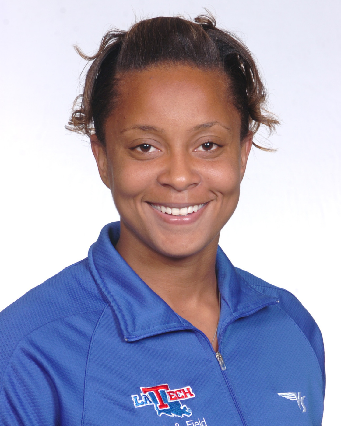 Senior thrower Nadia Alexander owns both the indoor and outdoor school records in the shot put.