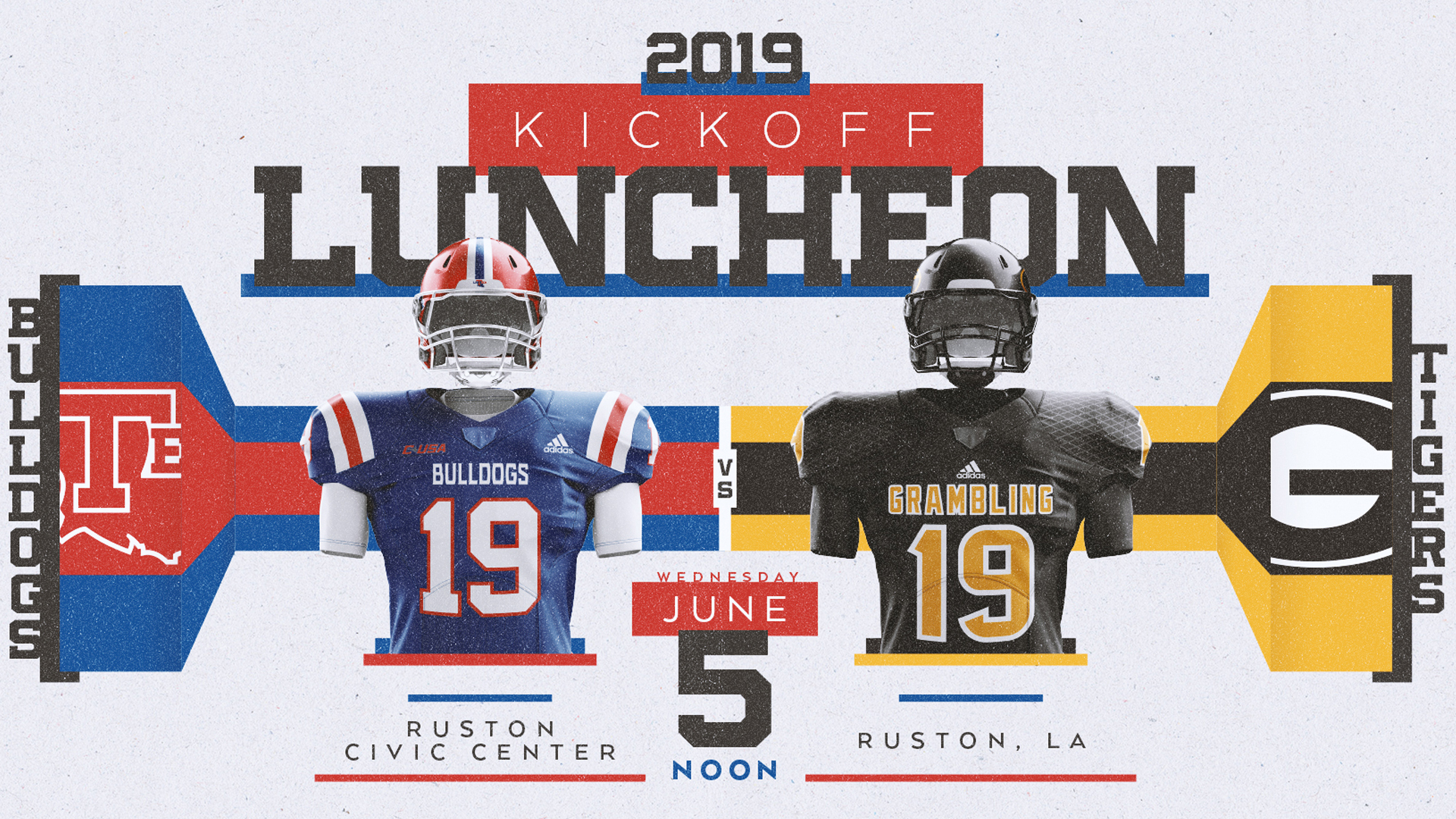 LA Tech, Grambling to Host Kickoff Luncheon, Community Service Event