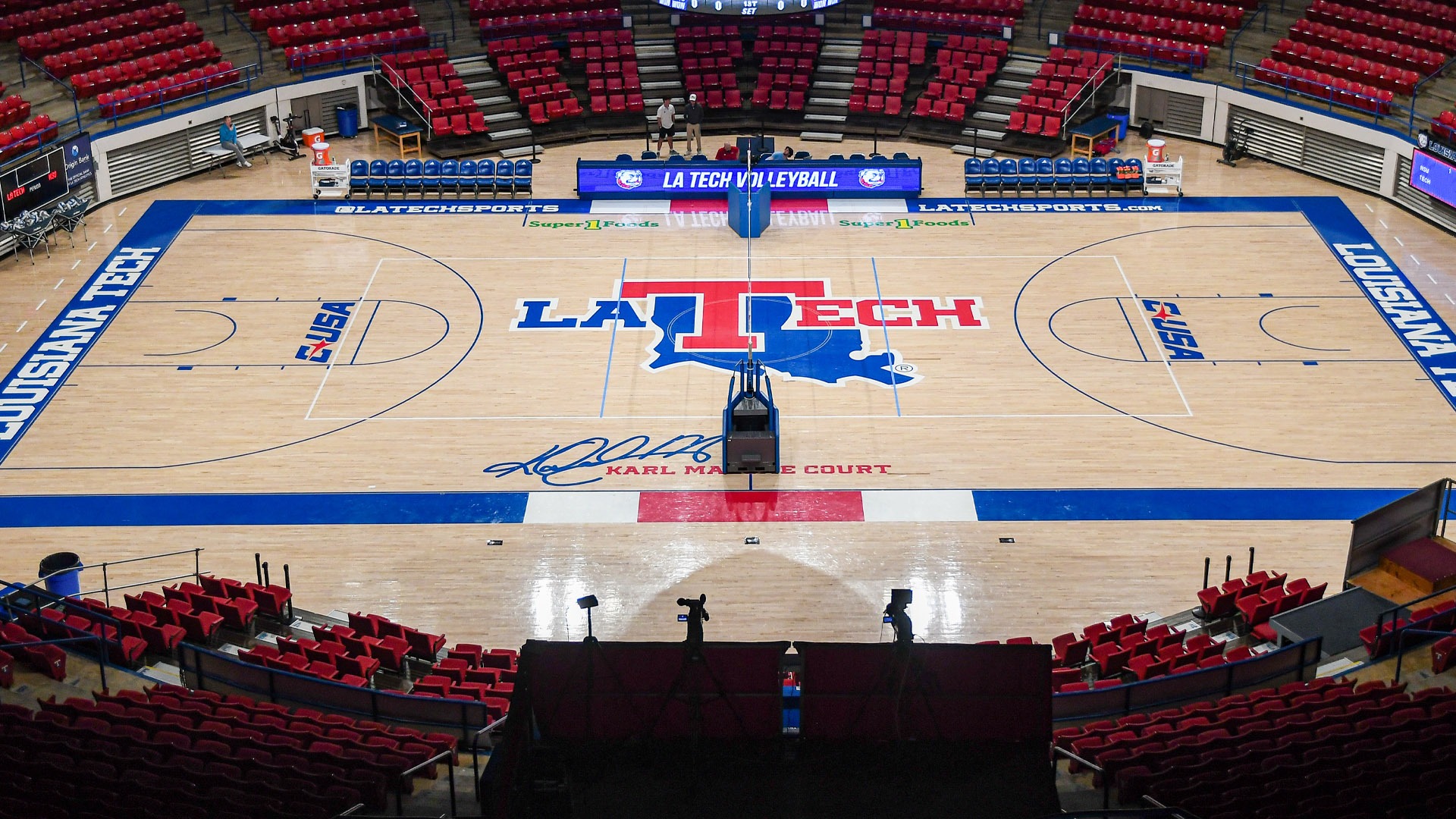 Thomas Assembly Center Volleyball Court