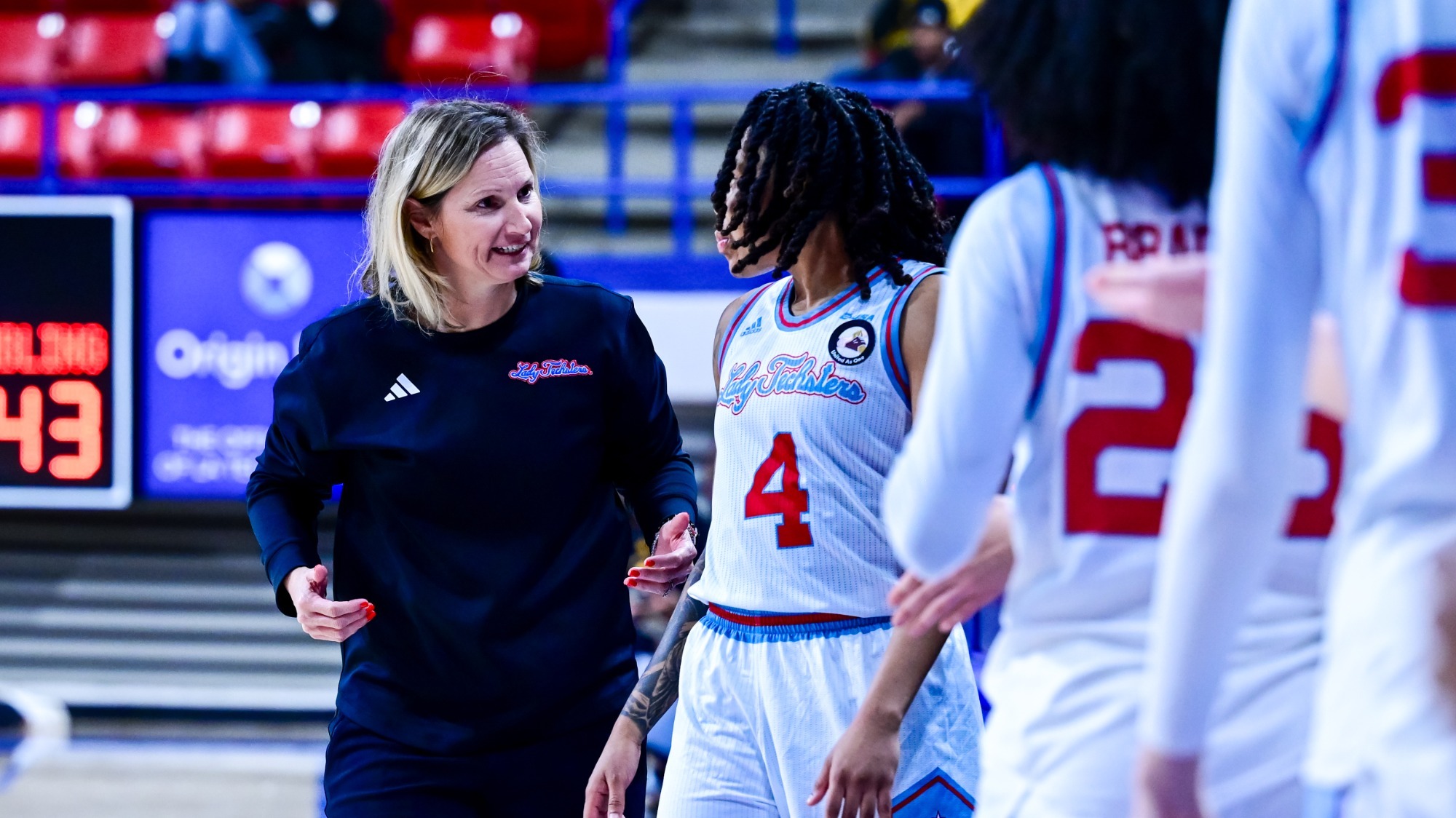 The Louisiana Tech Lady Techsters defeated the Grambling State Lady Tigers 74-60 on December 9, 2025 at the Thomas Assembly Center. A dominant 24-10 second quarter proved decisive for LA Tech, moving them to 5-3, while Grambling fell to 1-8. Photograph by Alexis Goree/Louisiana Tech University