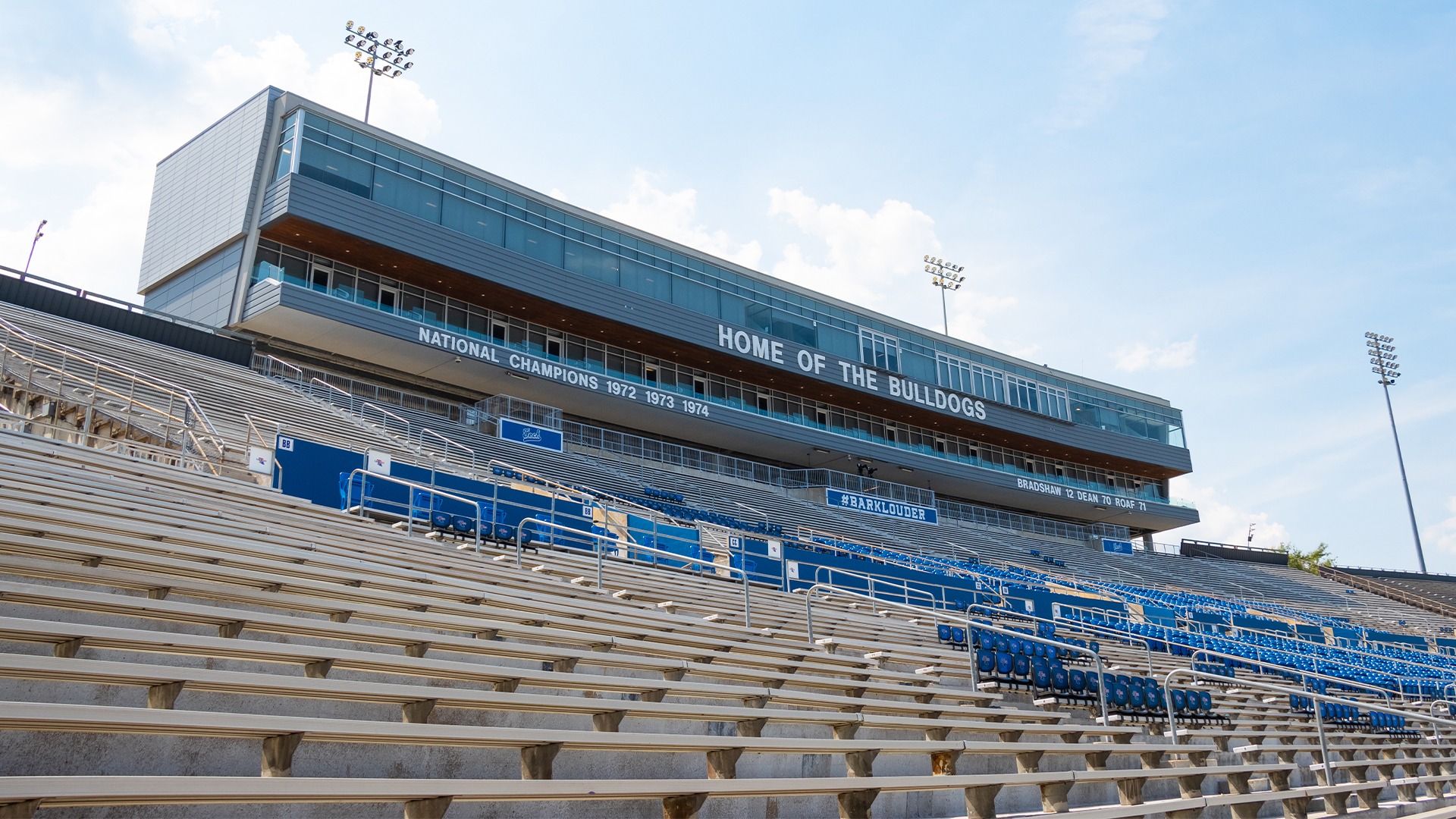 Joe Aillet Stadium Press Box
