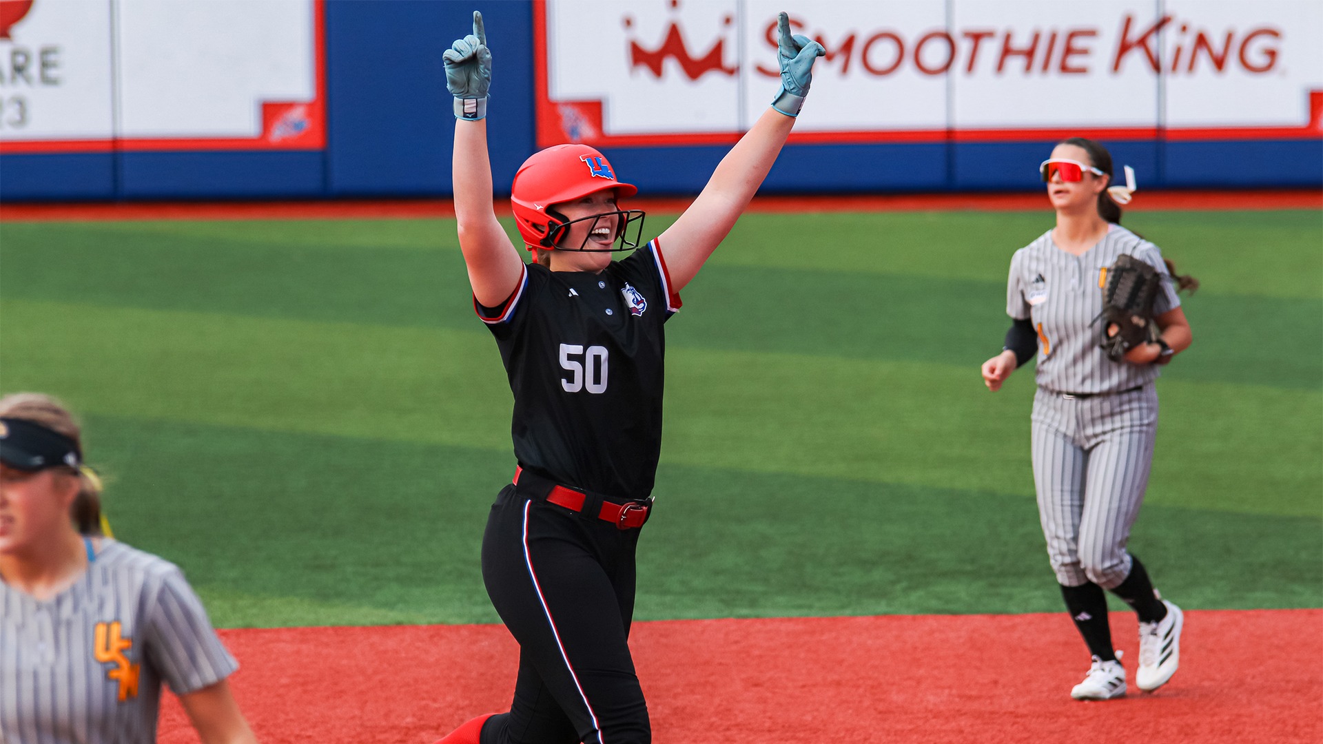 Aleah Brooks Walk-off celebration vs. Southern Miss