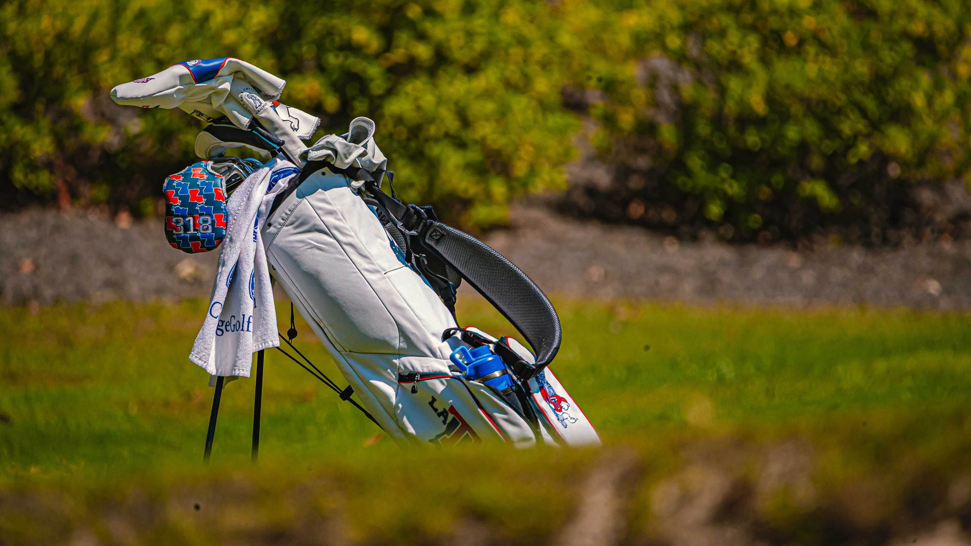 Louisiana Tech golf bag