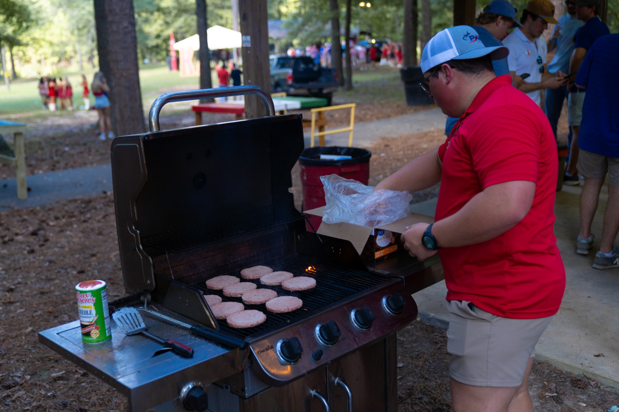 Students tailgating at Hideaway Park