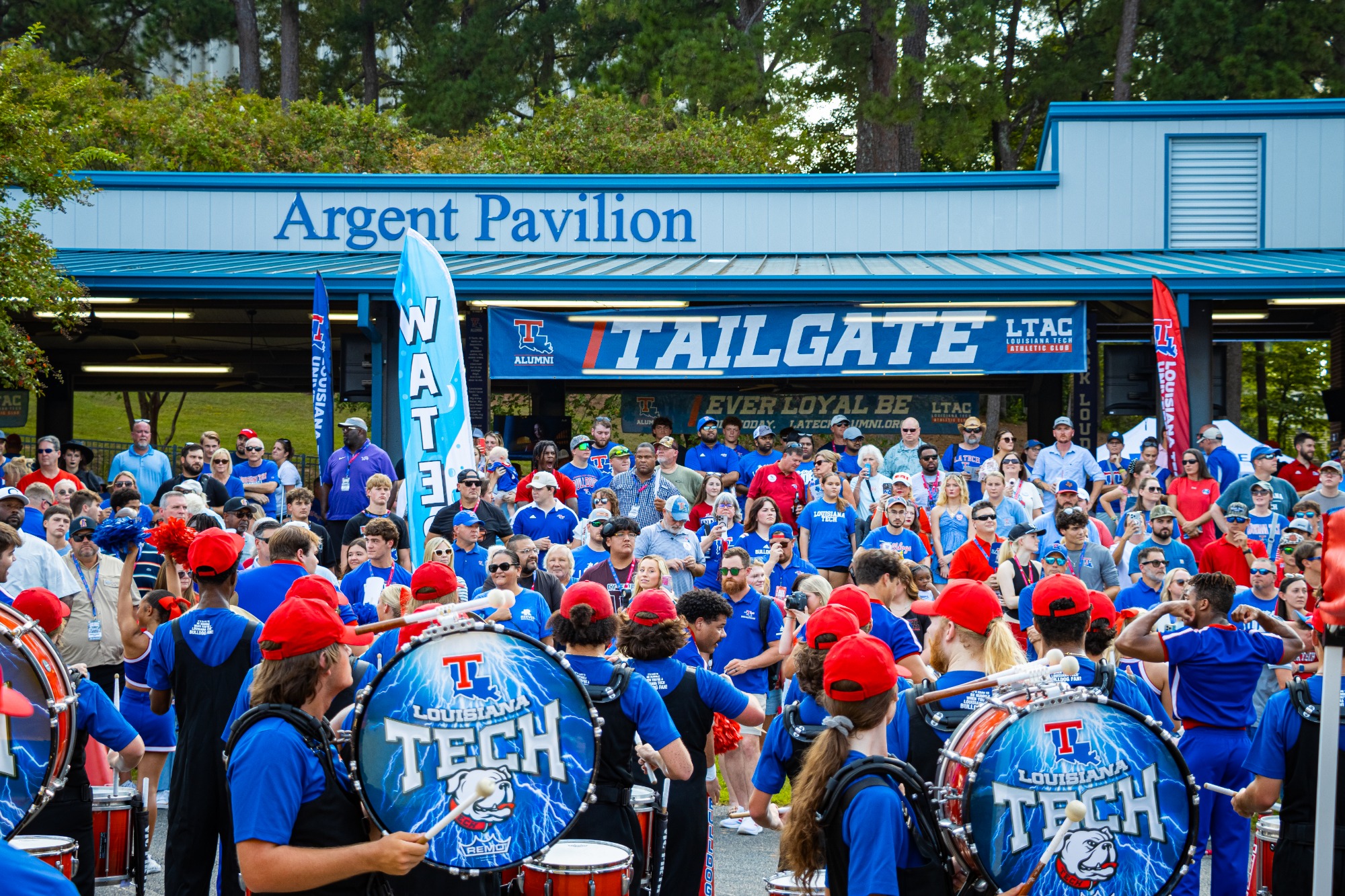 Argent Pavilion on football gameday