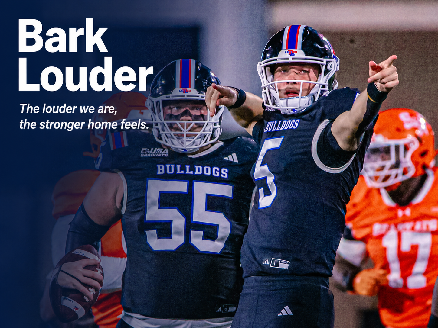 Bark Louder. The louder we are, the stronger home feels.