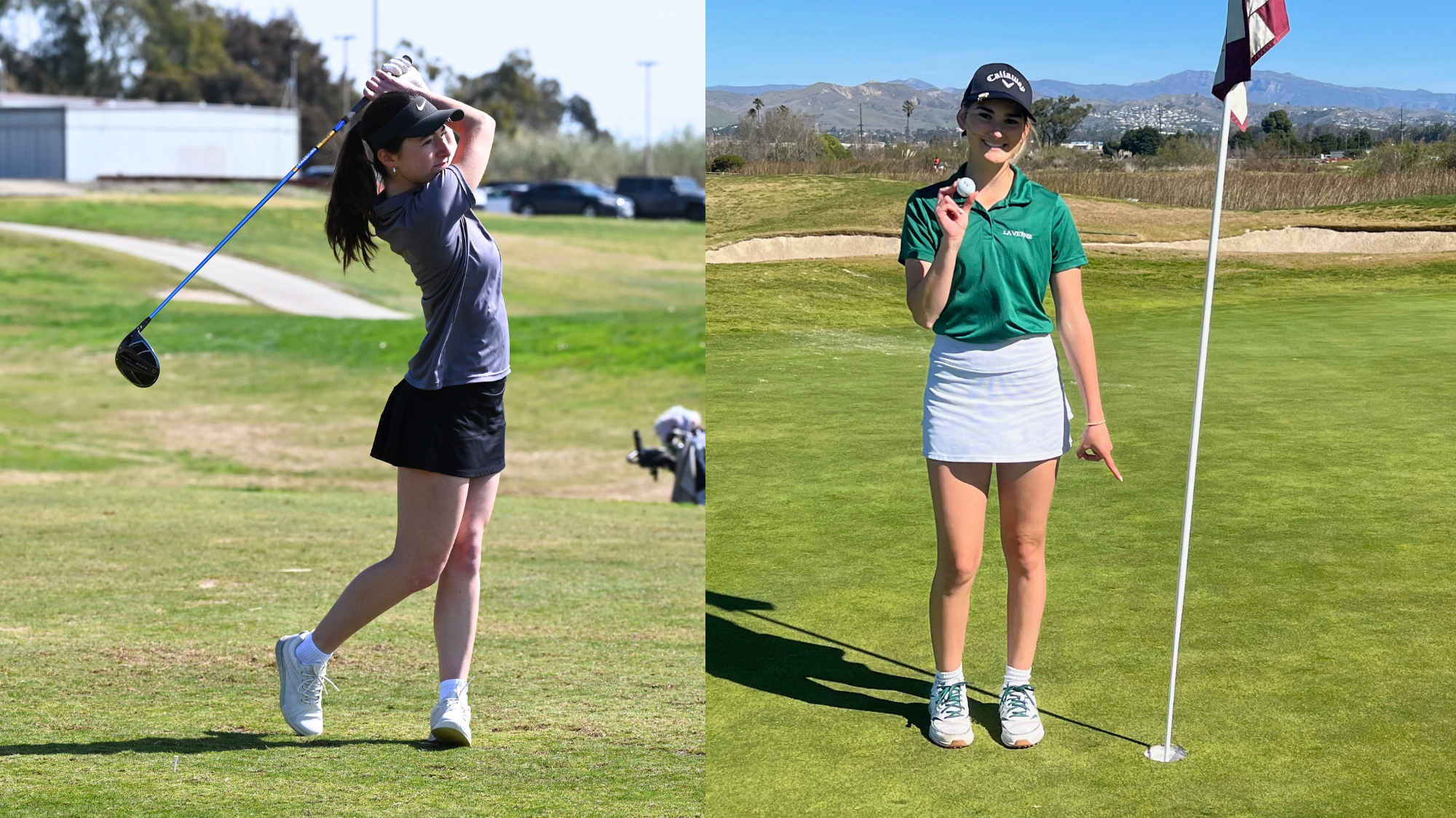 Alexis Aguilera Mia Gonzalez had top finishes for La Verne at SCIAC No. 1