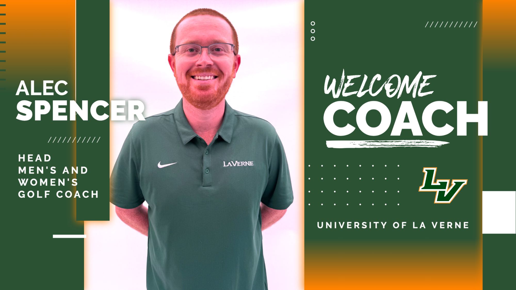Alec Spencer La Verne Golf Head Coach Announcement