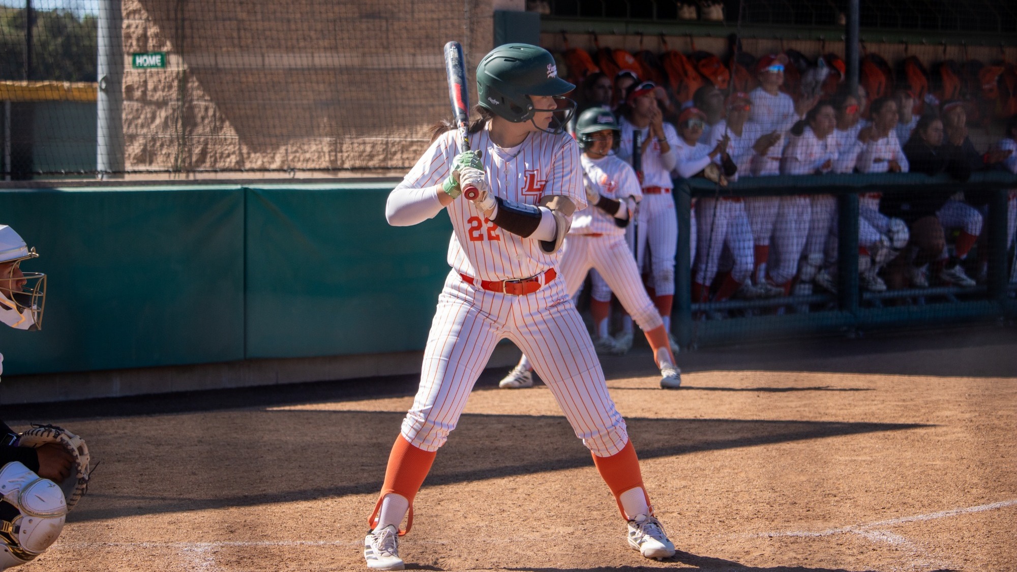 Janelle Vega at the Plate 