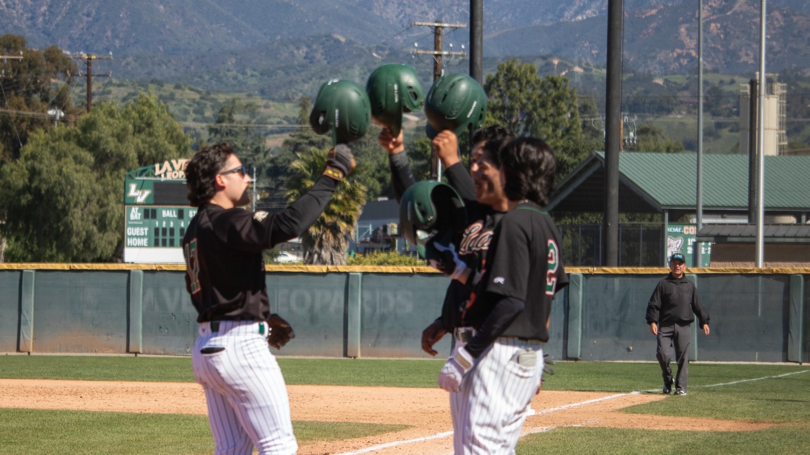 Alek Bautista Celebrates after HR