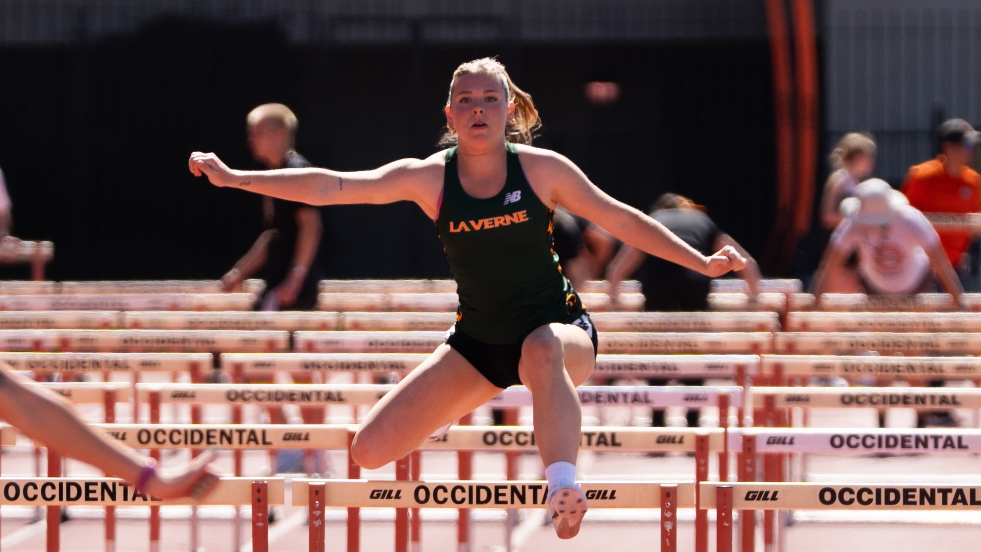 Caydance Hook Competes in Hurdles 