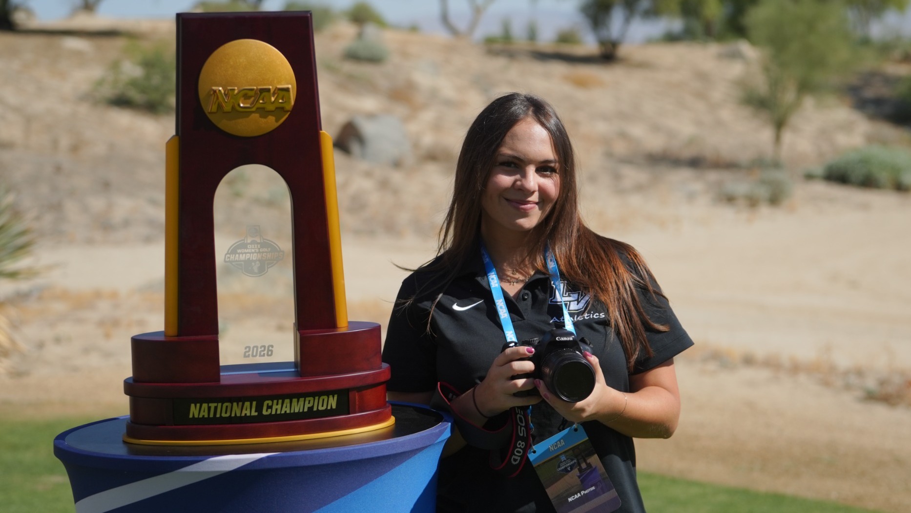 Sydney Ferris at the 2026 NCAA DIII Women's Golf Championships