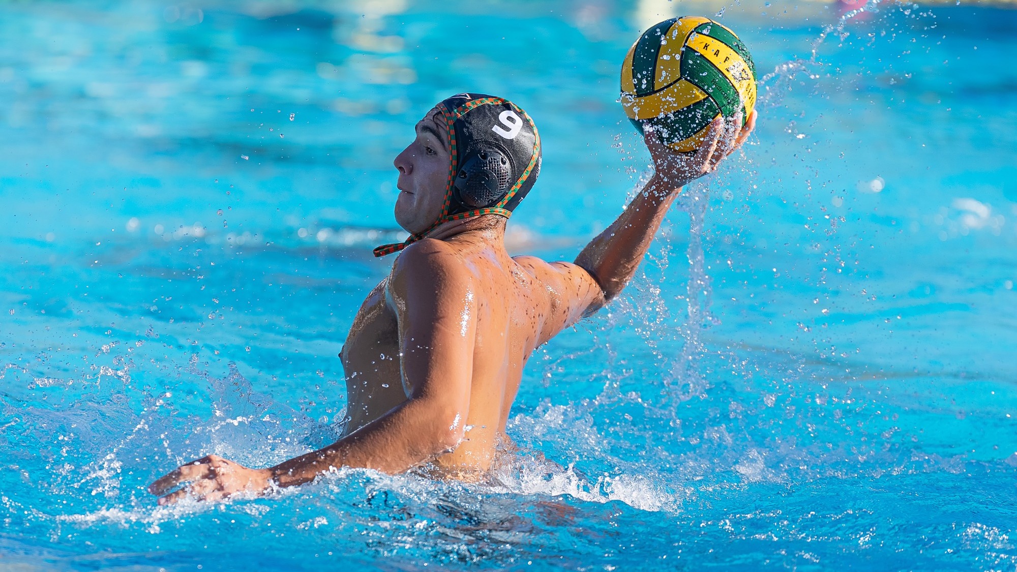 Timothy Robles takes a shot against Iona University