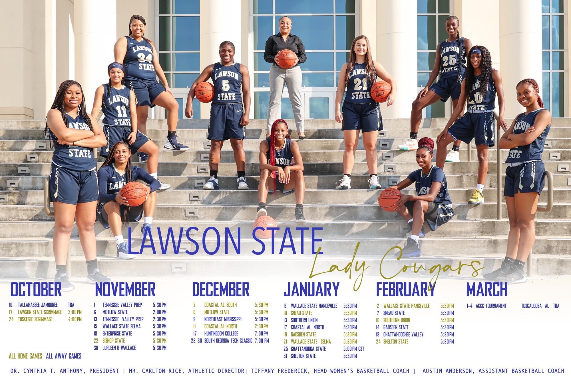 Lawson State Releases 202122 Women's Basketball Schedule Lawson