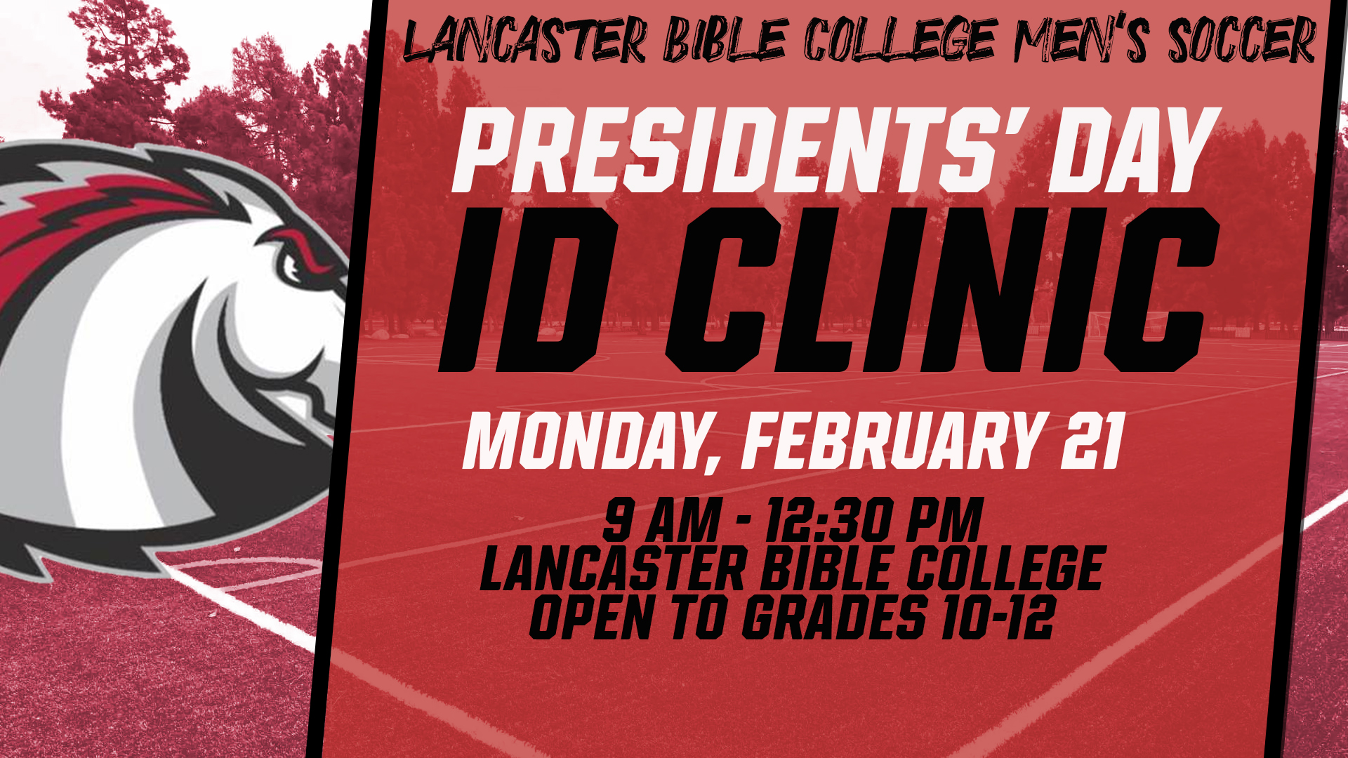 Men's Soccer To Hold Annual Presidents' Day ID Clinic Lancaster Bible