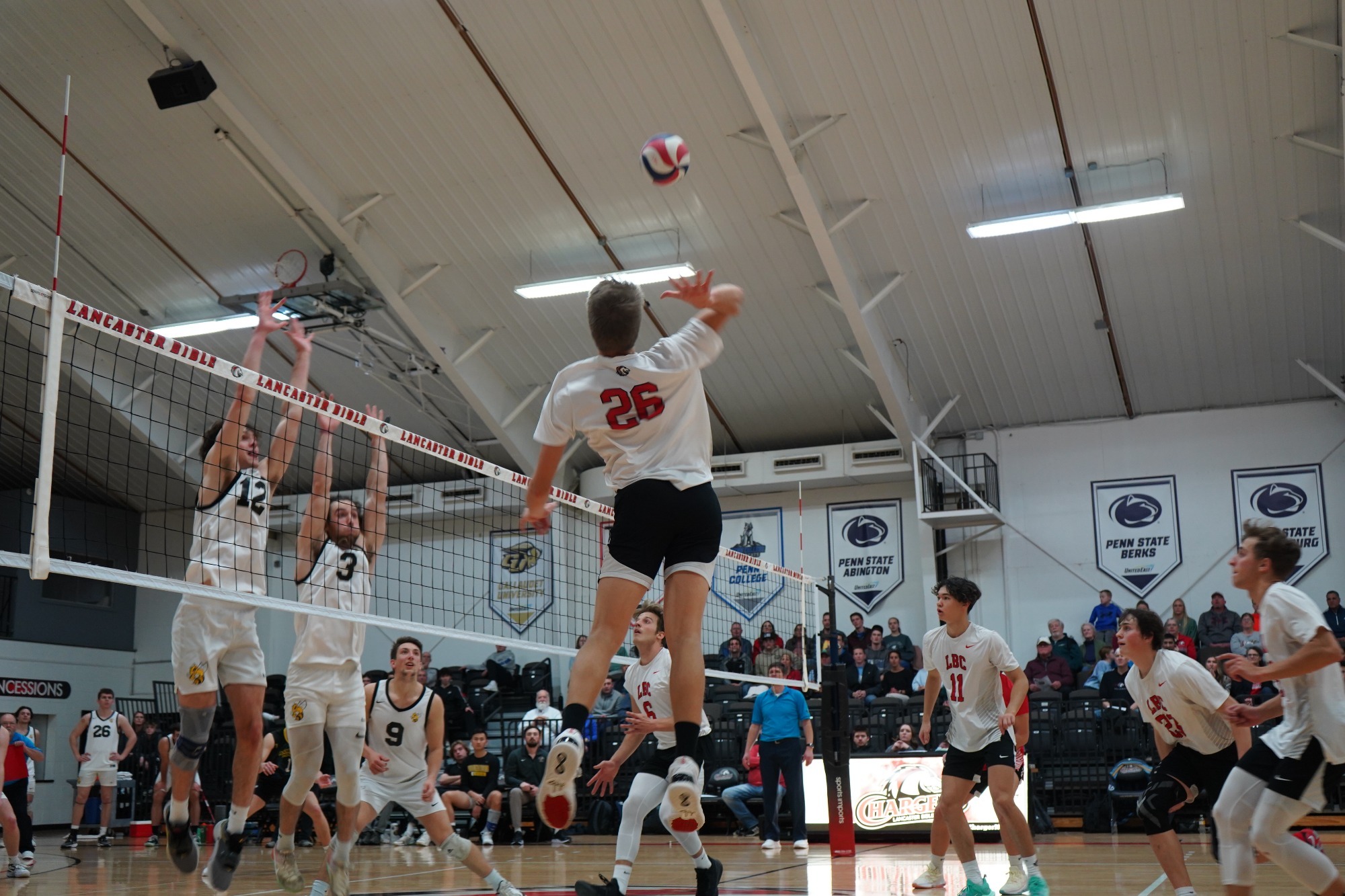 Men's Volleyball Opens Conference Play with Sweep of Lions Lancaster