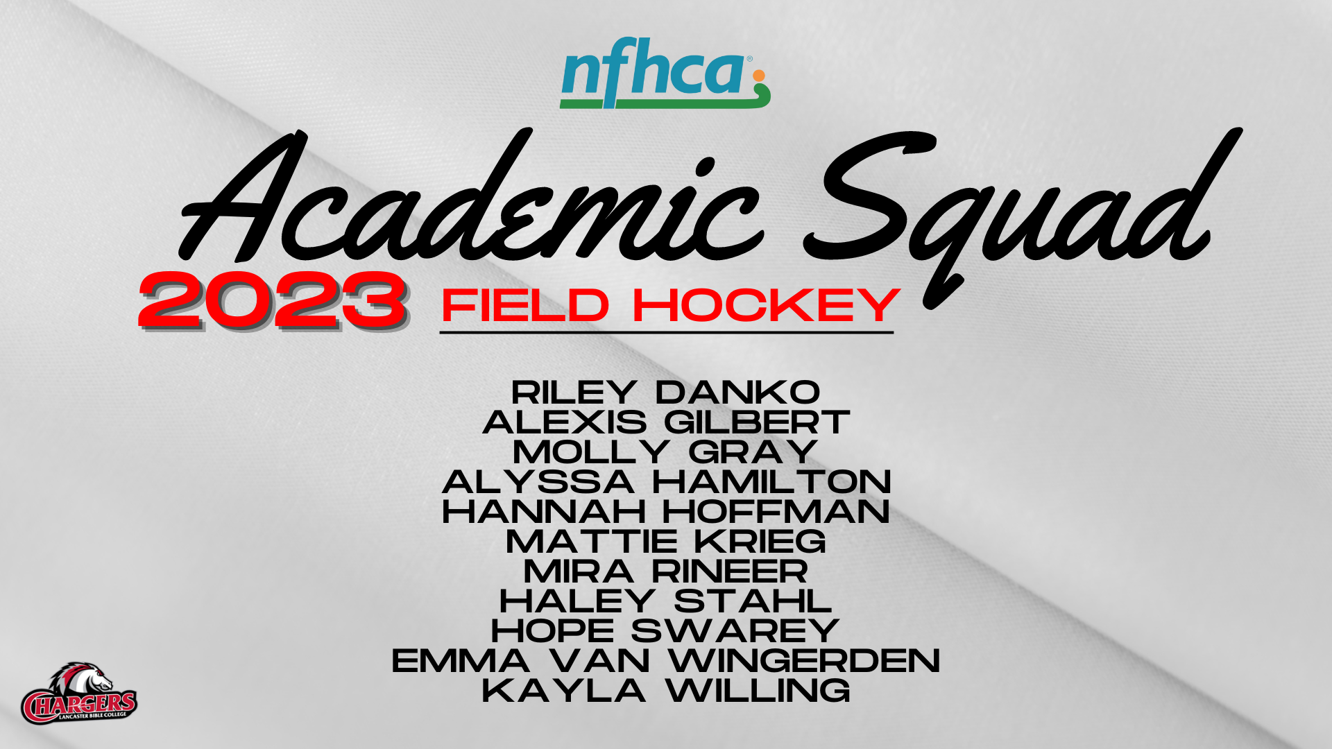 Field Hockey Lands 11 on NFHCA Division III Academic Squad Lancaster