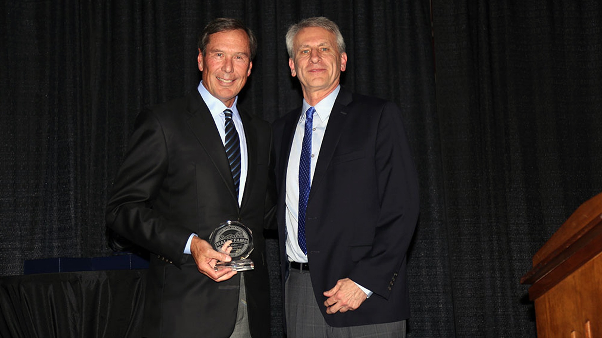 Bill Stoller and Kirc Roland 2017 Hall of Fame Induction