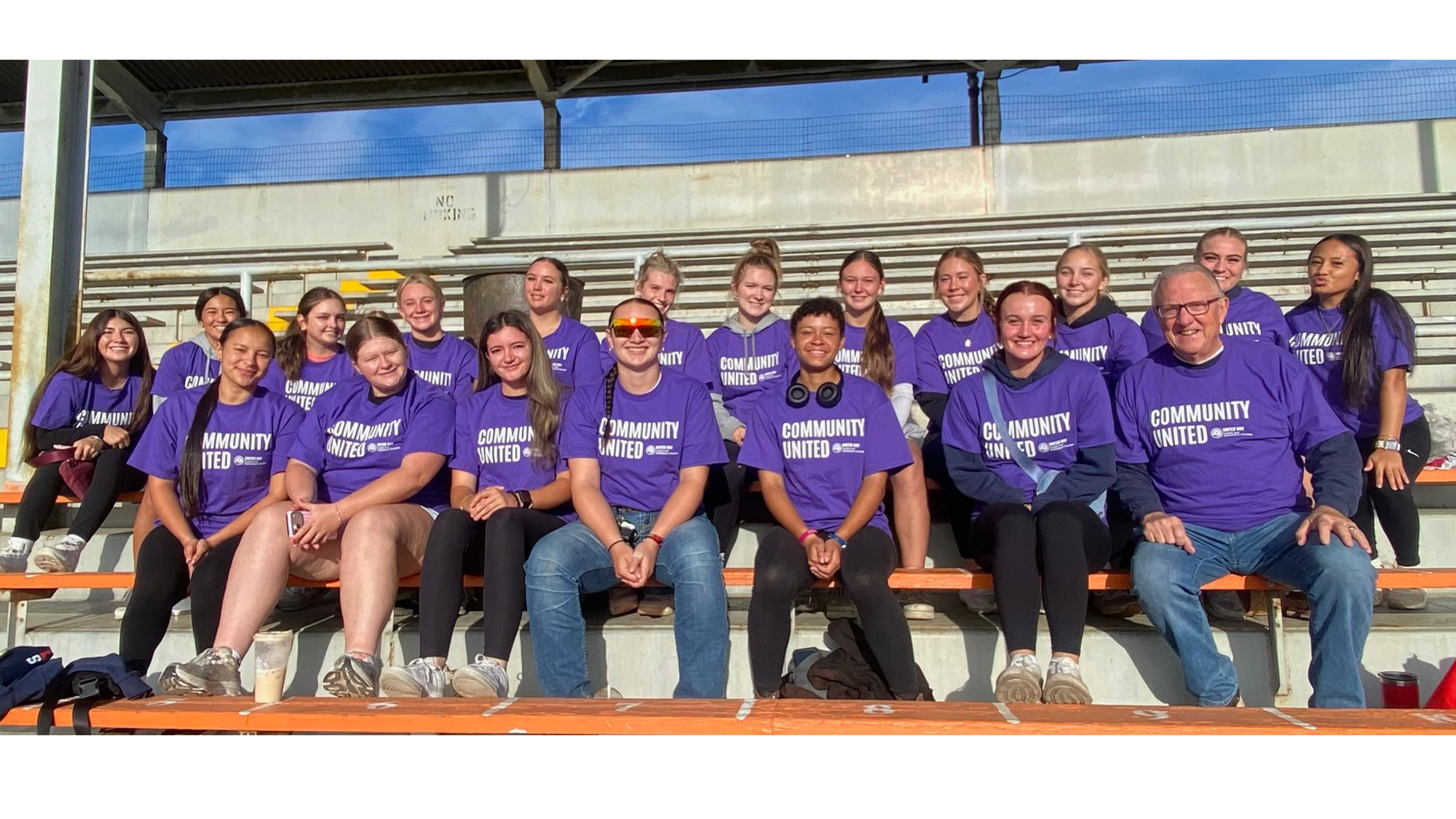 Softball Day of Giving team photo