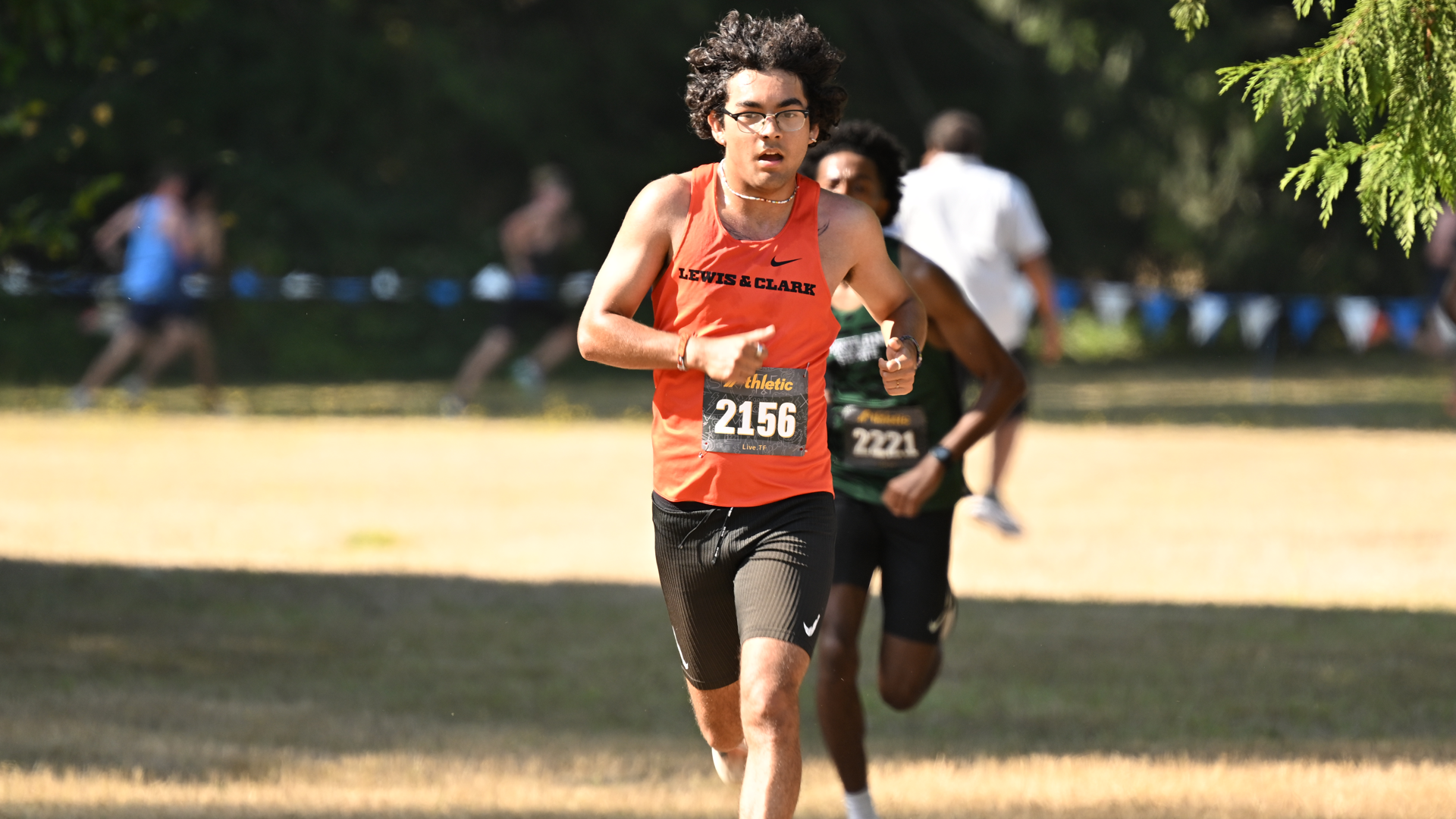 AJ Gibbs sprints towards the finish line