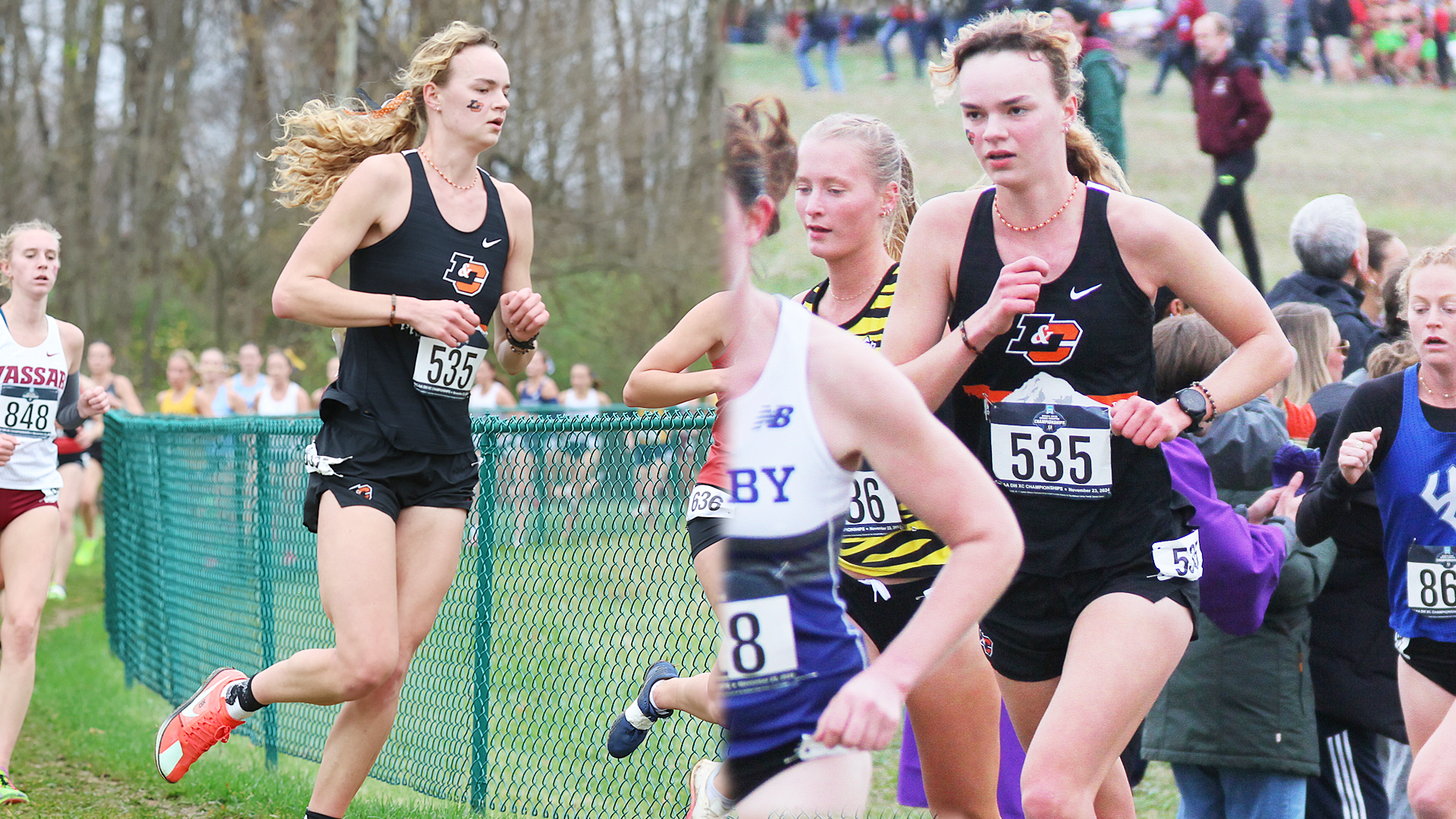 Malia Heien runs at the 2024 National Championship Meet