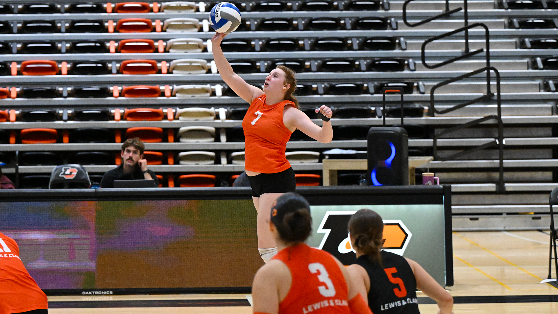 Morgan Armitage goes up for a kill