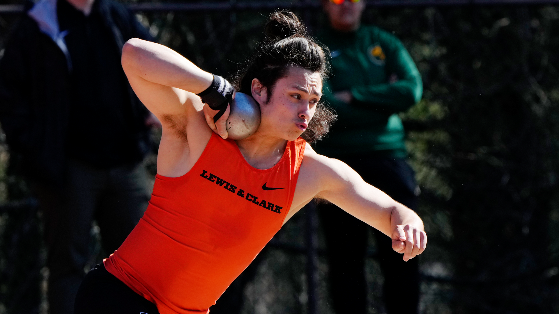 Andrew Baum throws the shot put 2026 whitworth