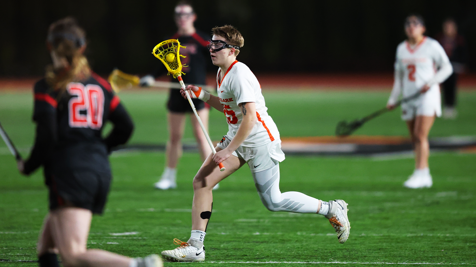 Mack Searle runs with the ball in a recent game.